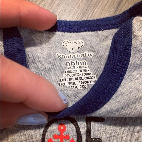 4/30$ Koala baby- one piece Captain of mommy heart ⚓️ newborn - Picture 3 of 4